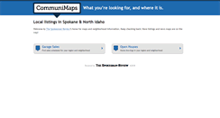 Desktop Screenshot of maps.spokesman.com