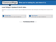 Tablet Screenshot of maps.spokesman.com
